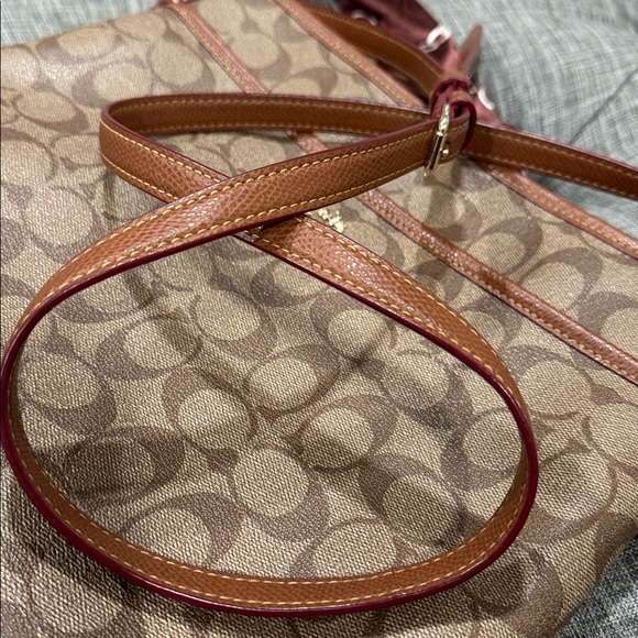 Coach Bag Signature File Brown Crossbody - Picture 16 of 17